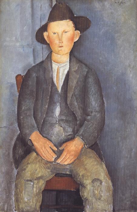 Amedeo Modigliani The Little Peasant (mk39) oil painting picture